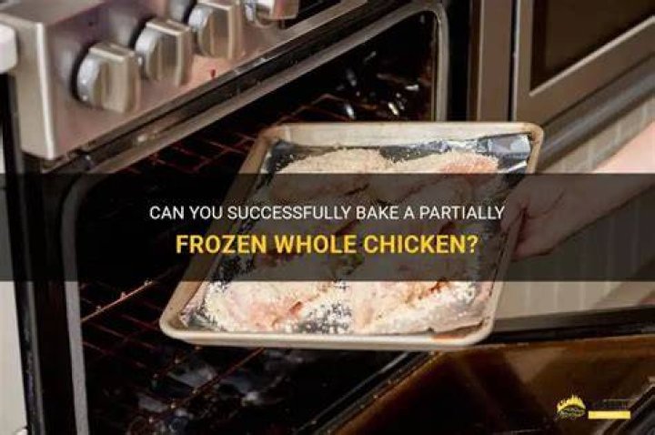 Can I grill partially frozen chicken?