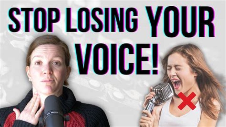 Can I permanently lose my voice?