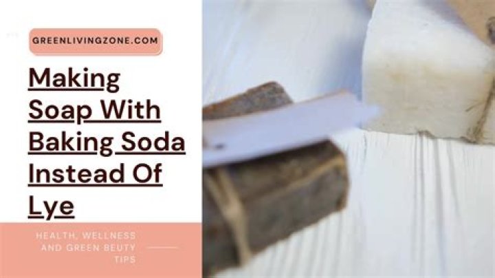 Can you make soap with baking soda?