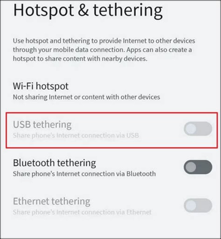 Does USB tethering use data or wifi?