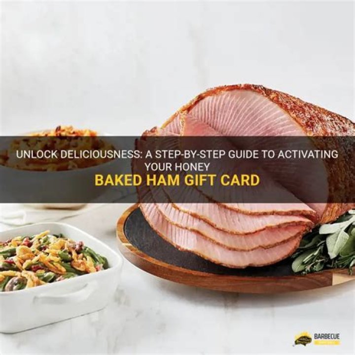 How do I check the balance on my HoneyBaked Ham gift card?
