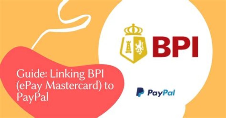 How do I link my BPI Mastercard to PayPal?