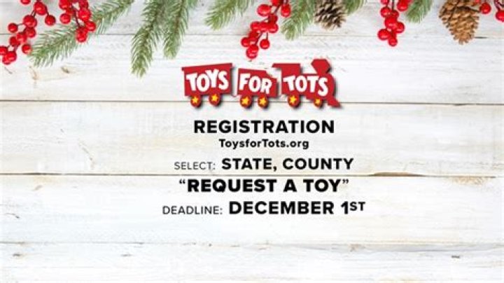 How do I sign up for Toys for Tots 2018?