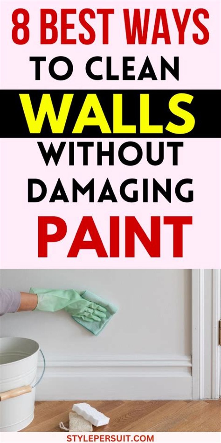 How do you clean and deodorize walls?