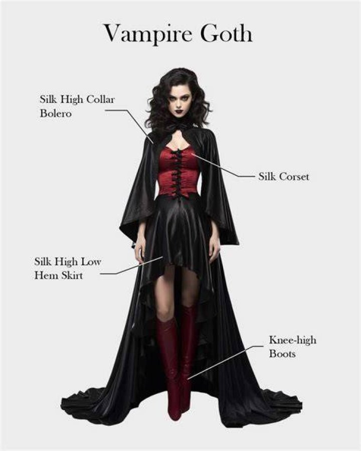 How do you dress a goth for Halloween?