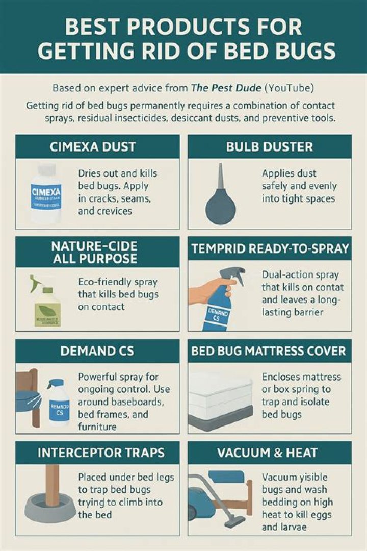 How do you get rid of bed bugs with household items?