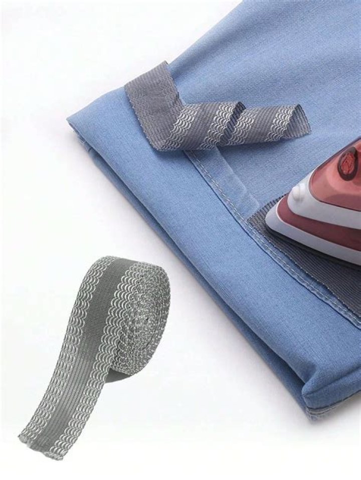 How do you iron on fabric tape?