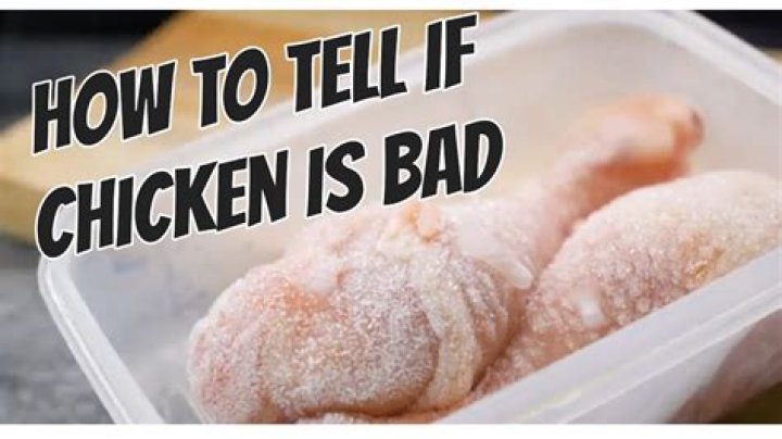 How do you know if cooked chicken has gone bad?