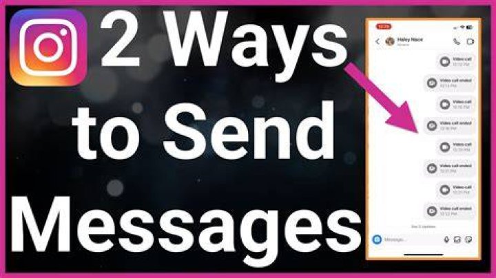 How do you send messages on Instagram website?