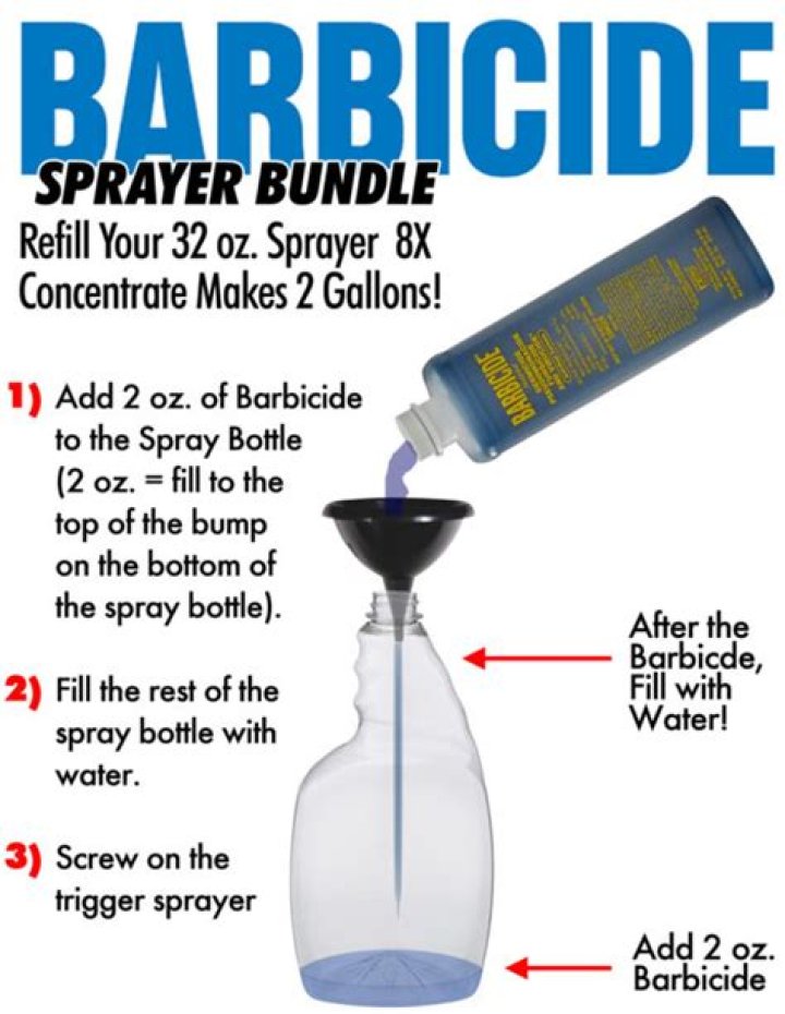 How do you use Barbicide?