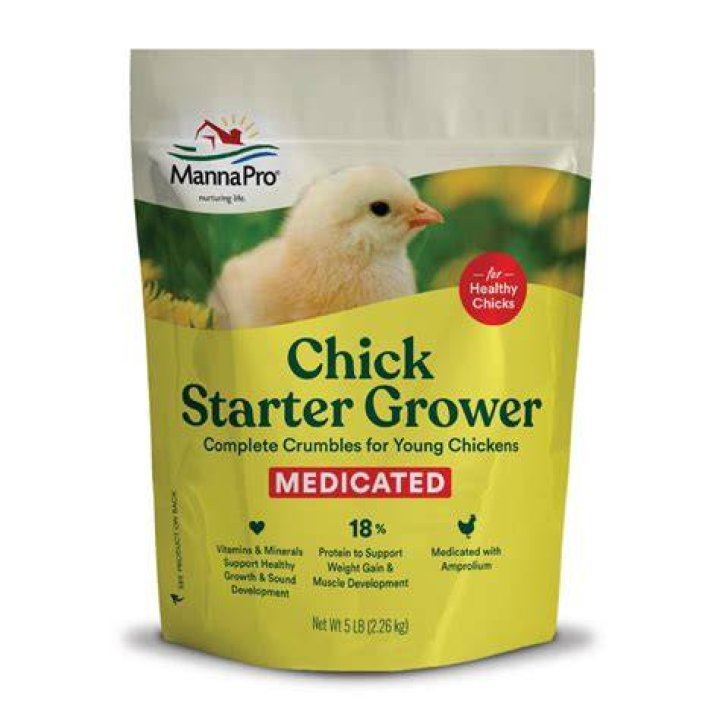 How long do you feed medicated chick starter?