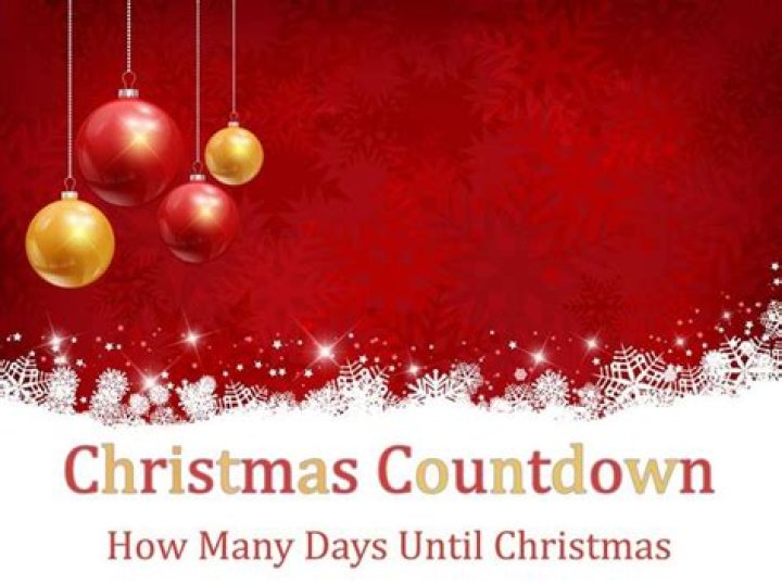 How many days until Christmas is counted for Christmas?
