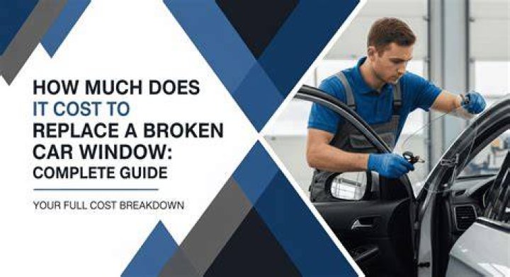 How much does a broken car window cost?