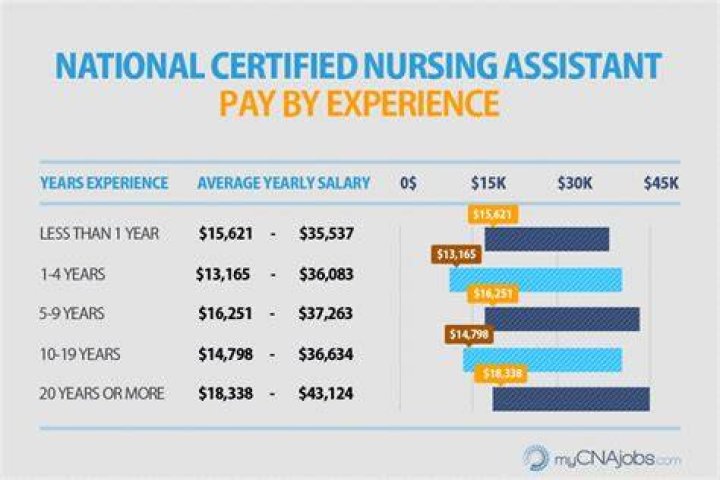 How much does a cna make a month?