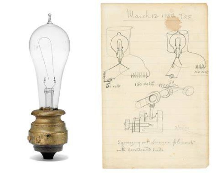 How much is a Thomas Edison light bulb worth?