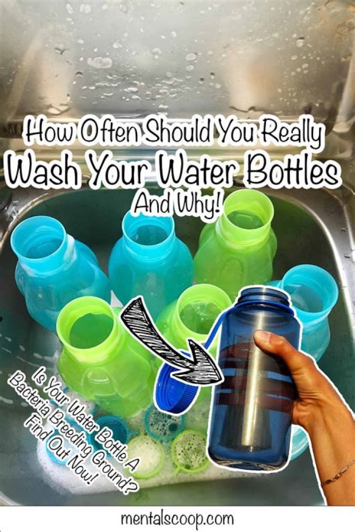 How often do you need to wash your water bottle?