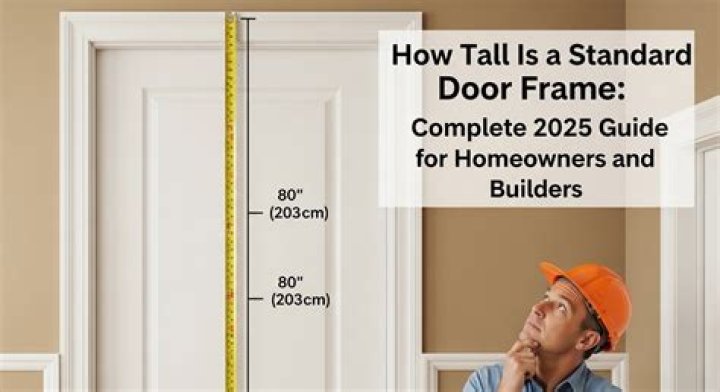 How tall is a standard door frame?