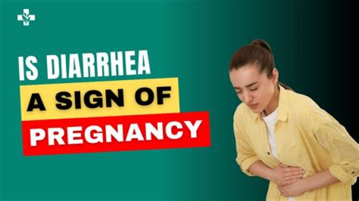 Is green diarrhea normal in early pregnancy?