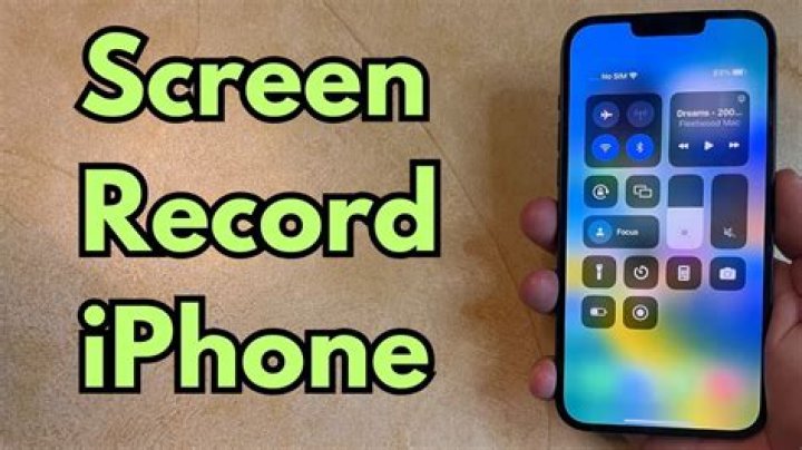 What app do you use to record your iPhone screen?