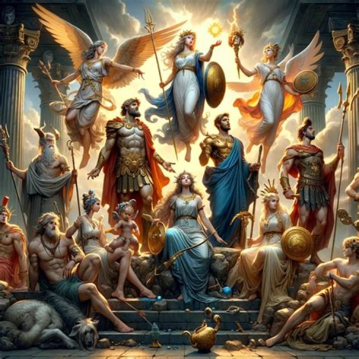 What are a group of gods called?
