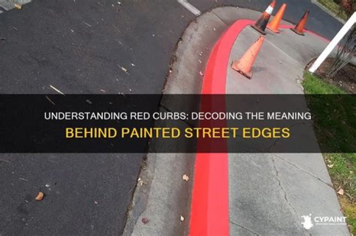 What do red curbs mean?