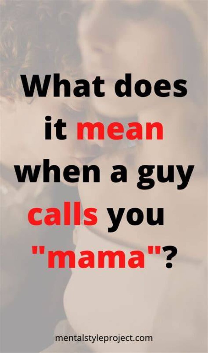 What does it mean when someone calls you Mo?