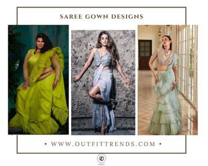 What is a saree gown?