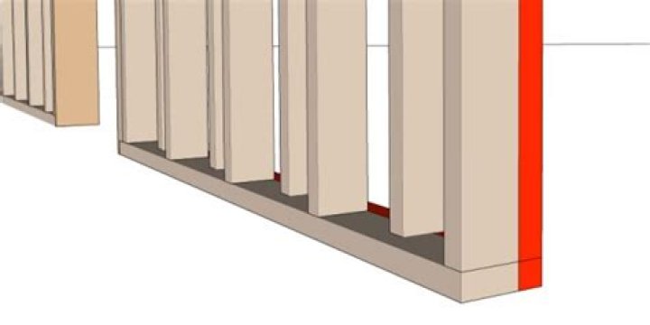 What is a staggered stud wall?