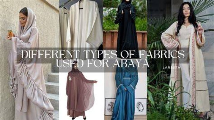 What material is used for abayas?