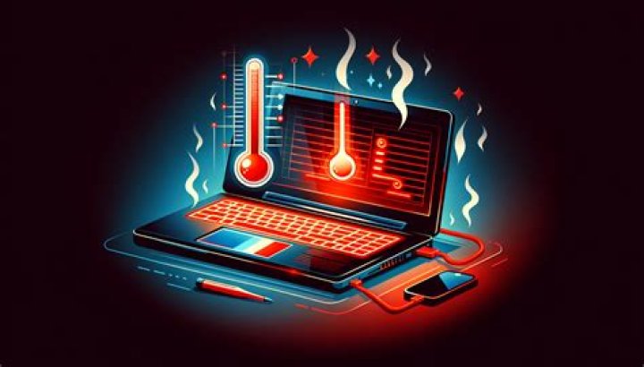 What temperature is too hot for a laptop?