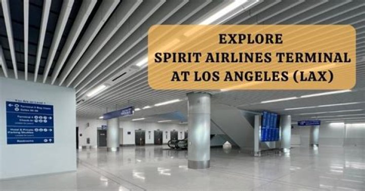 What terminal does Spirit Airlines use at LAX?
