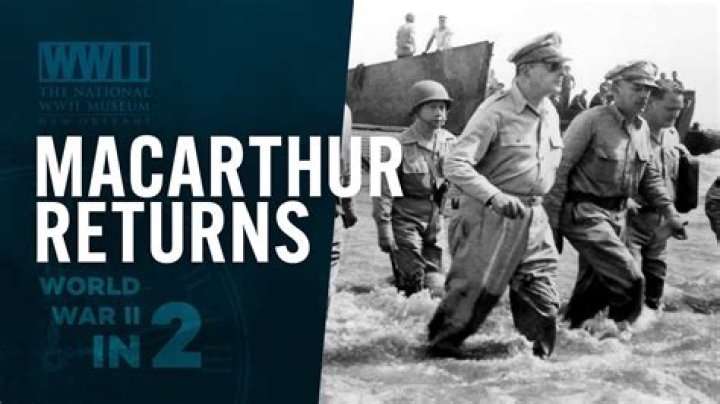 Why did MacArthur say I shall return?