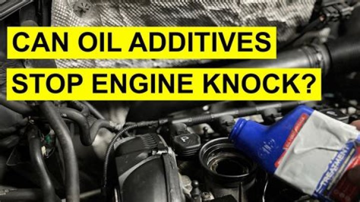 Will an oil change stop engine knocking?